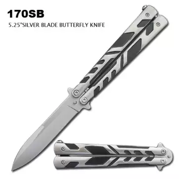 Ergonomic handle butterfly knife