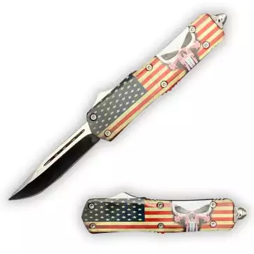 USA Punisher OTF Knife