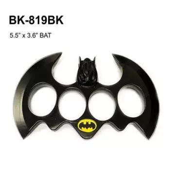 Ergonomic black bat knuckle duster