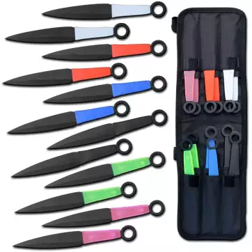 Multicolored Throwing Knives Set