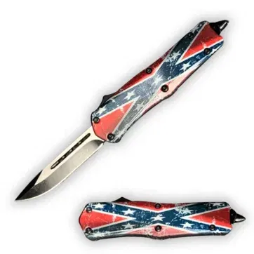 Dixie Flag OTF Knife