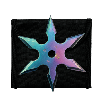 Rainbow Collectible Throwing Star