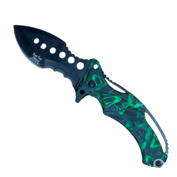 Green Snake Camo Knife